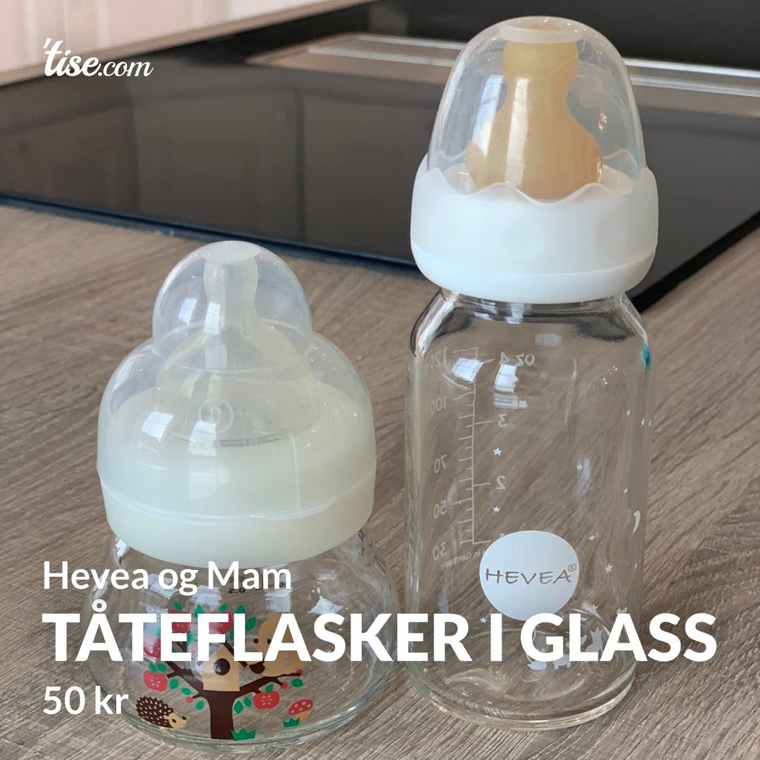 Tåteflasker i glass