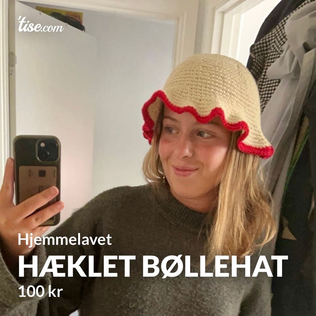 Hæklet bøllehat