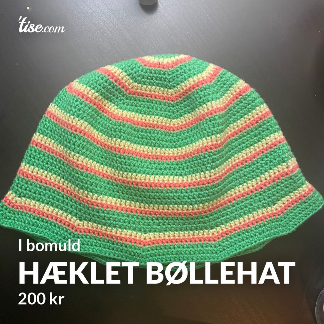 Hæklet bøllehat