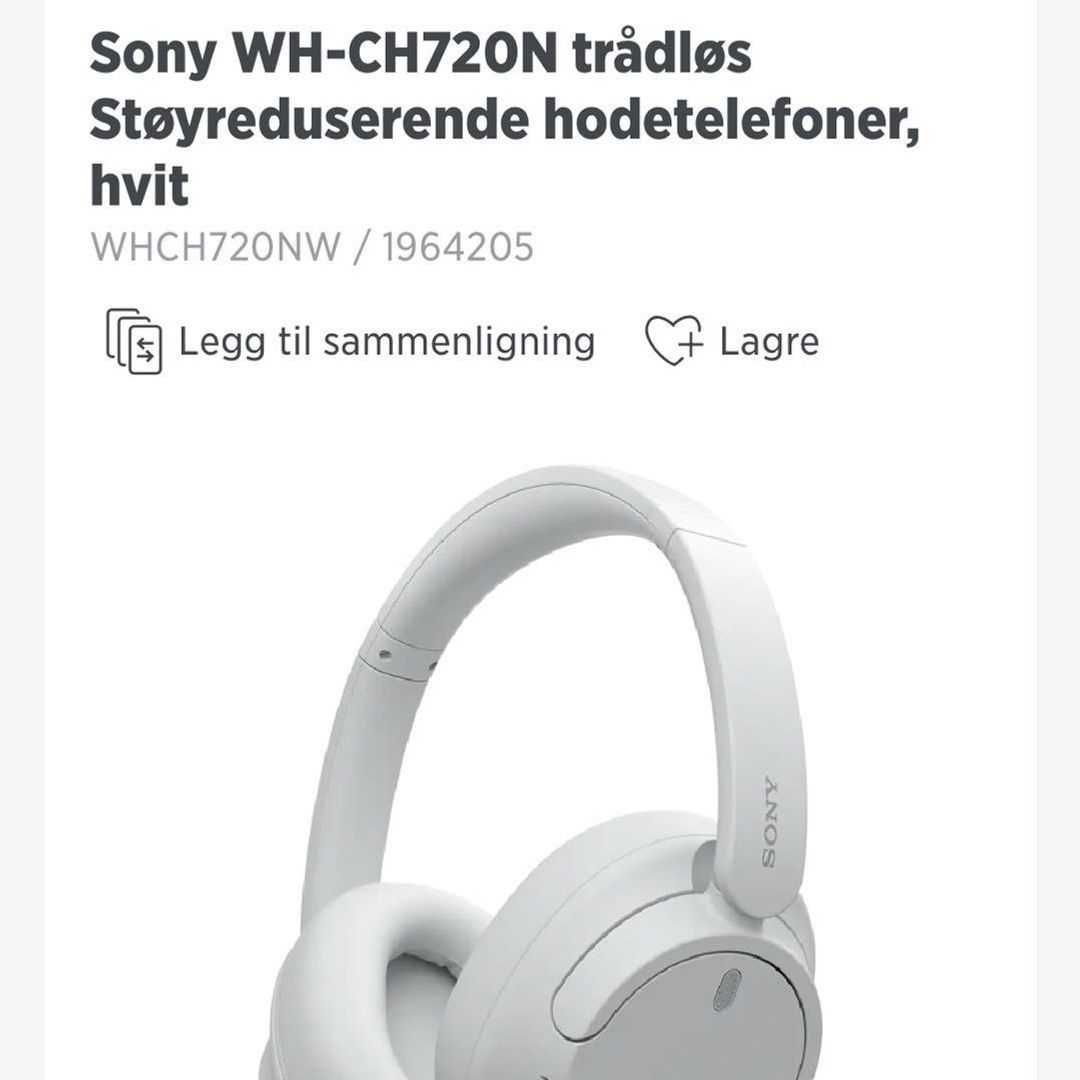 Sony Hodetelefoner