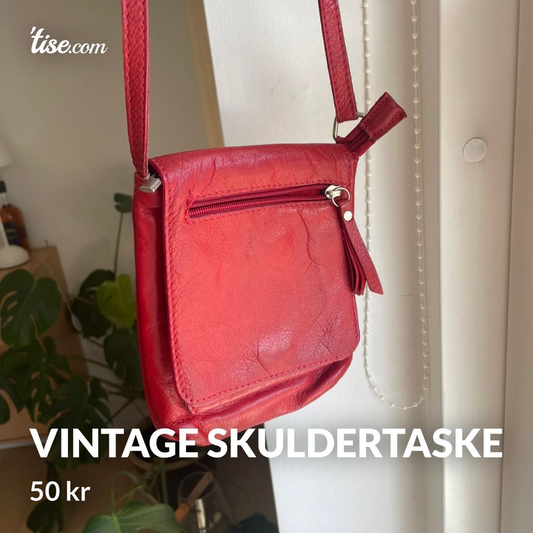 Vintage skuldertaske