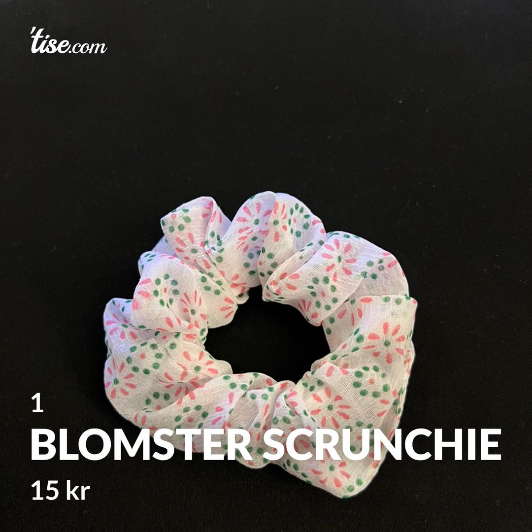 Blomster scrunchie