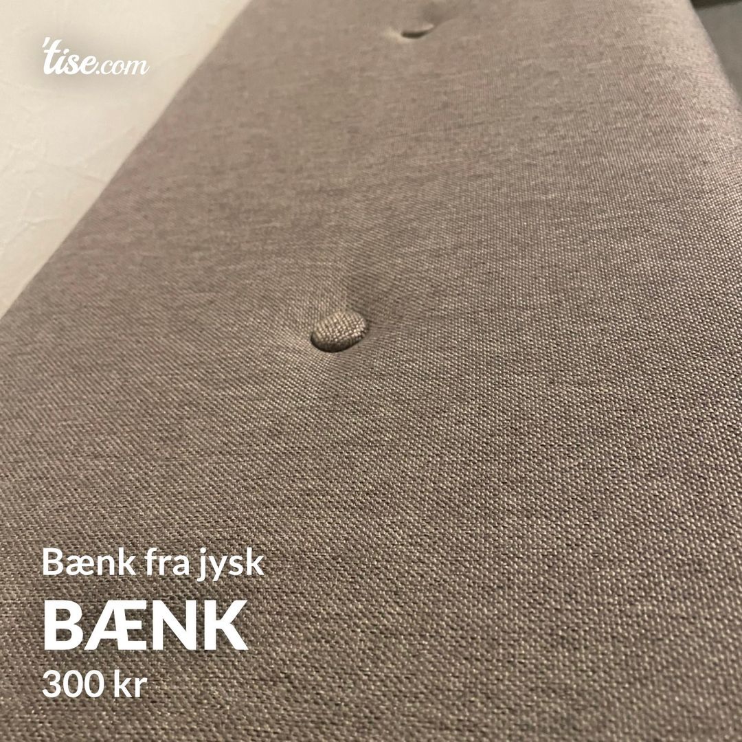 Bænk