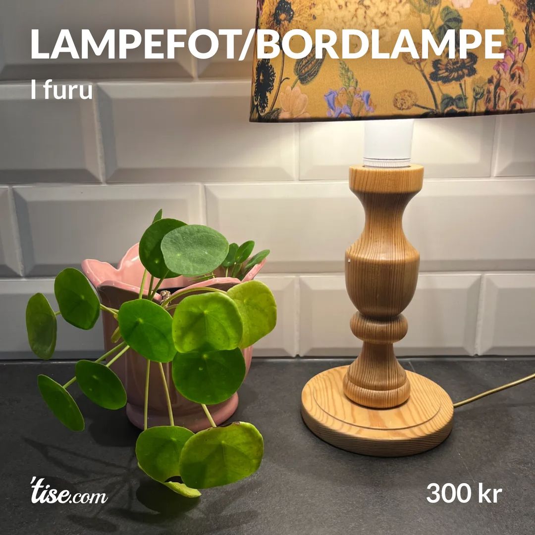 Lampefot/bordlampe