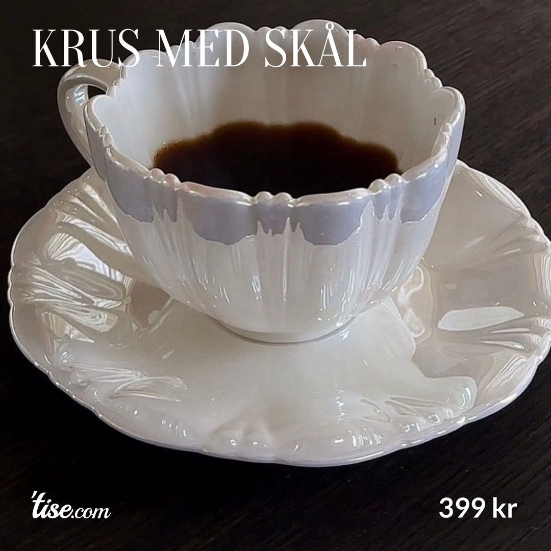 Krus med skål