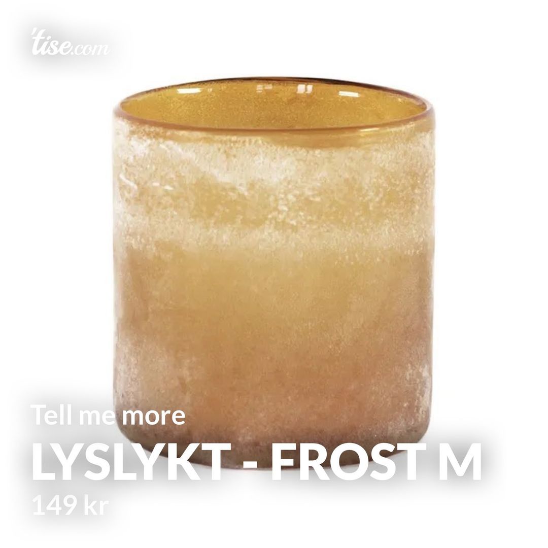 Lyslykt - Frost M