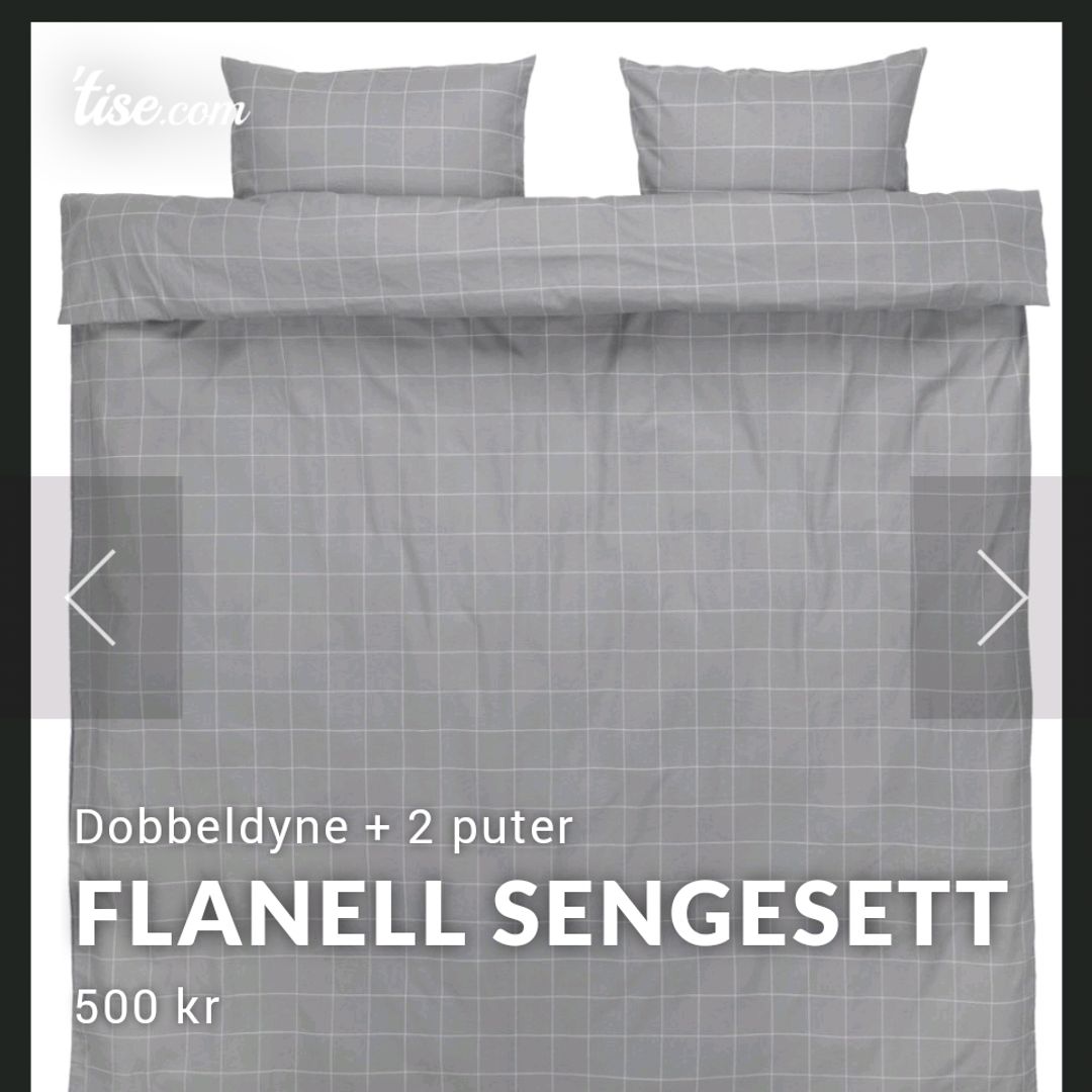 Flanell sengesett