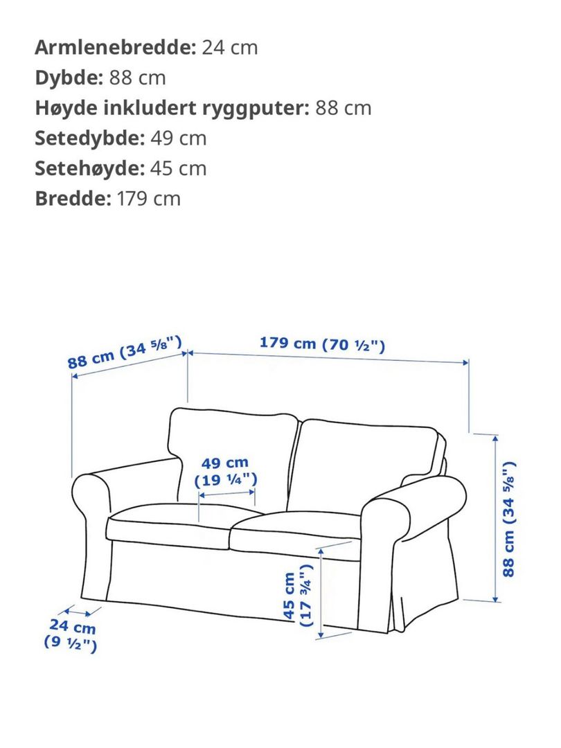 Ikea ektorp sofa