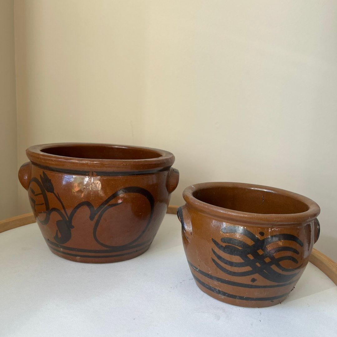 Krukker keramikk x 2