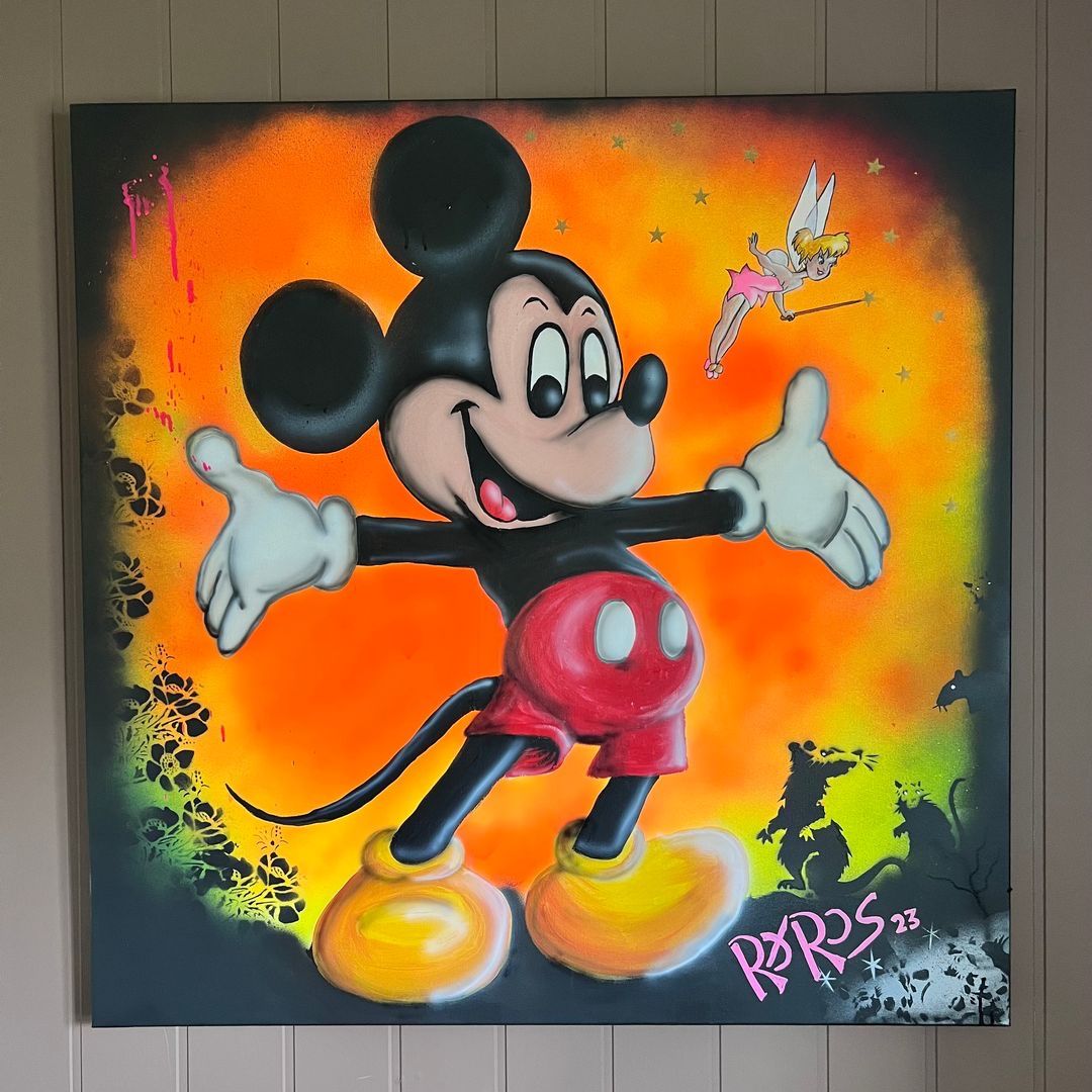 Mickey street/popart