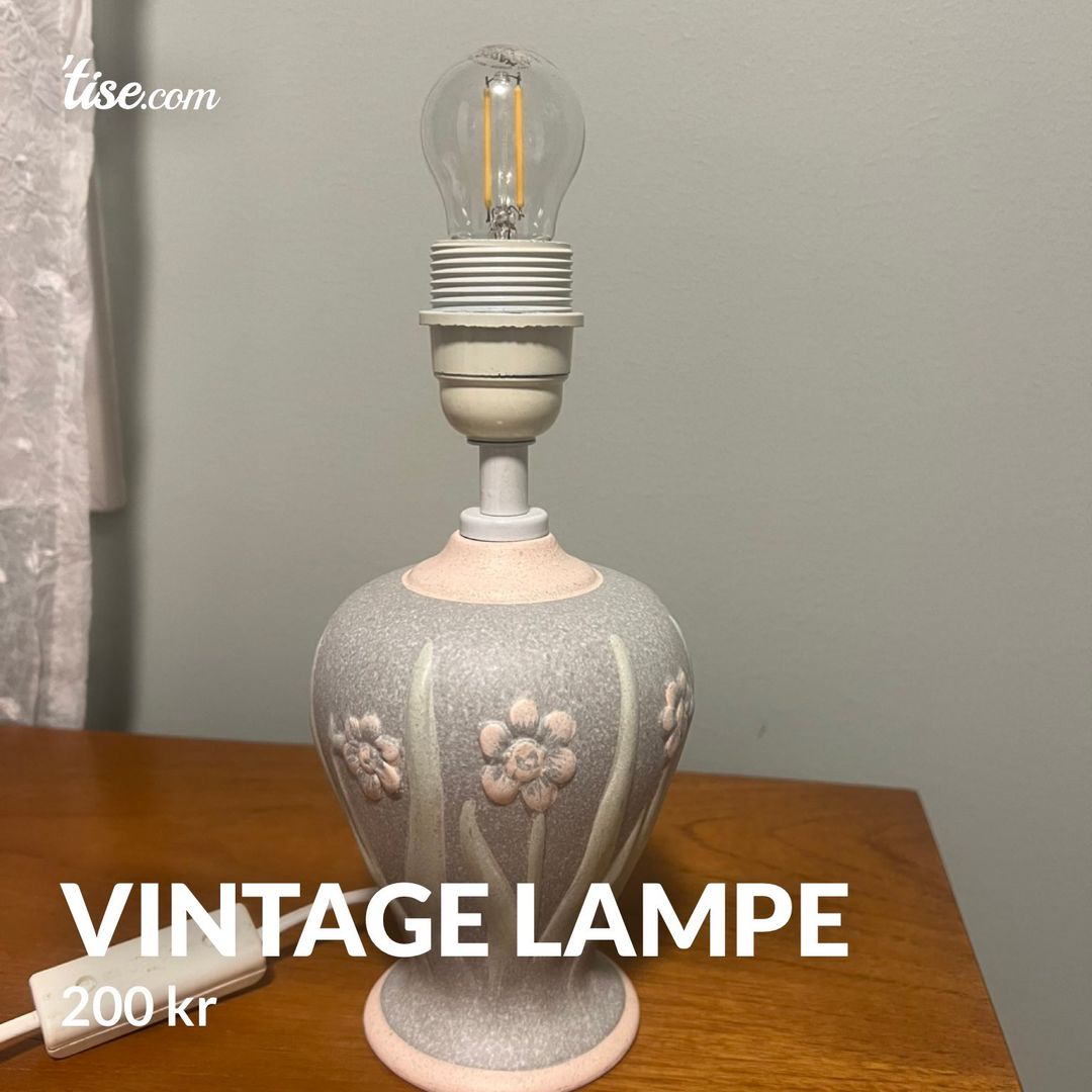 Vintage lampe