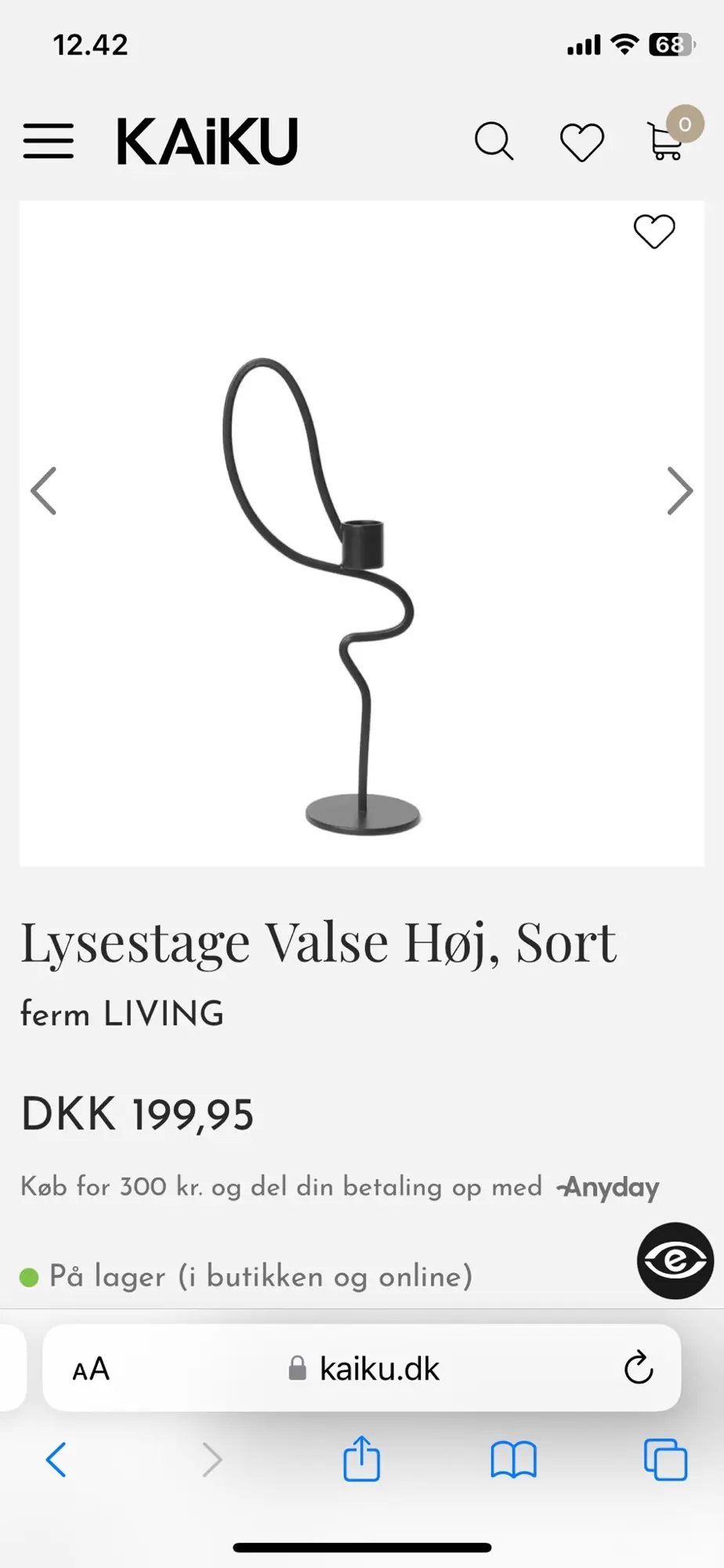 Ferm Living lysestage