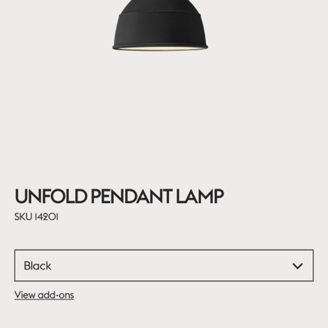 Muuto loftslampe