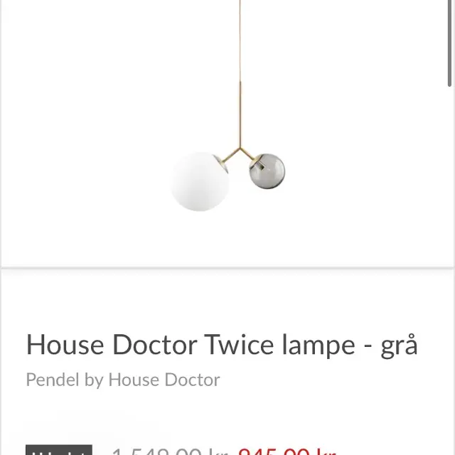 House Doctor loftslampe