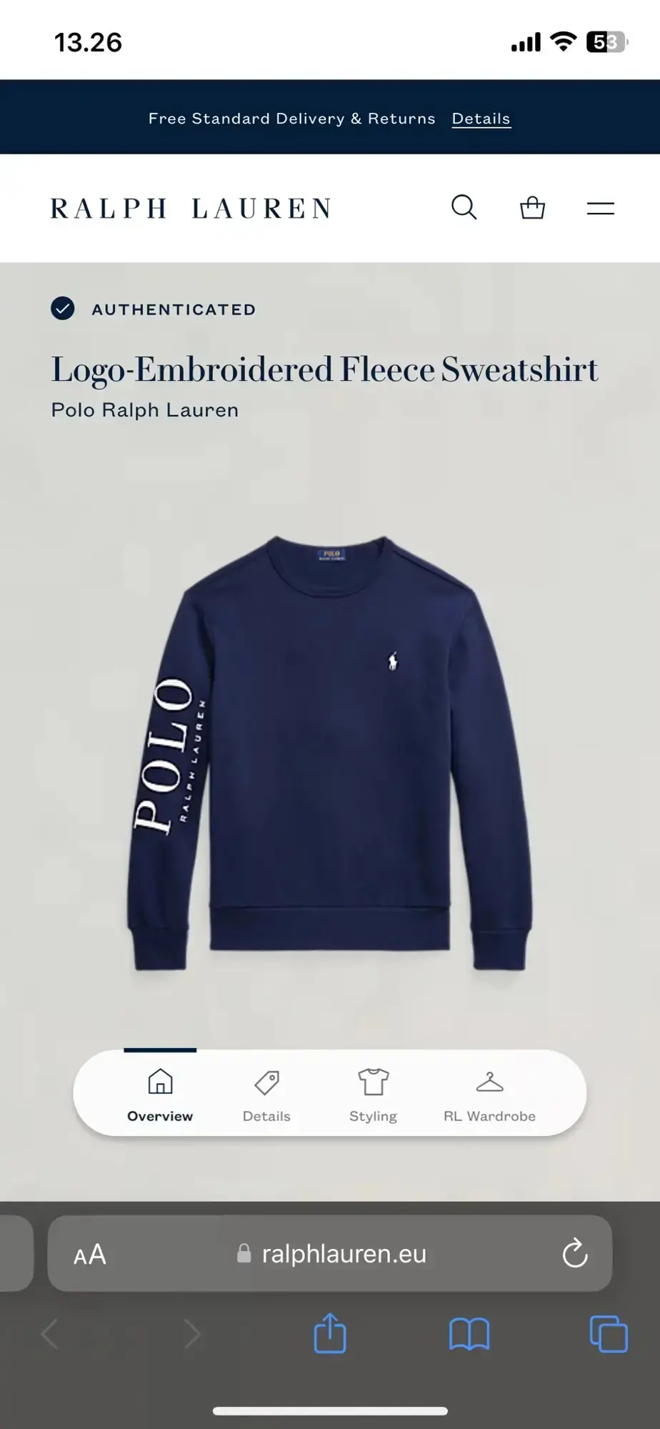 Ralph Lauren sweatshirt