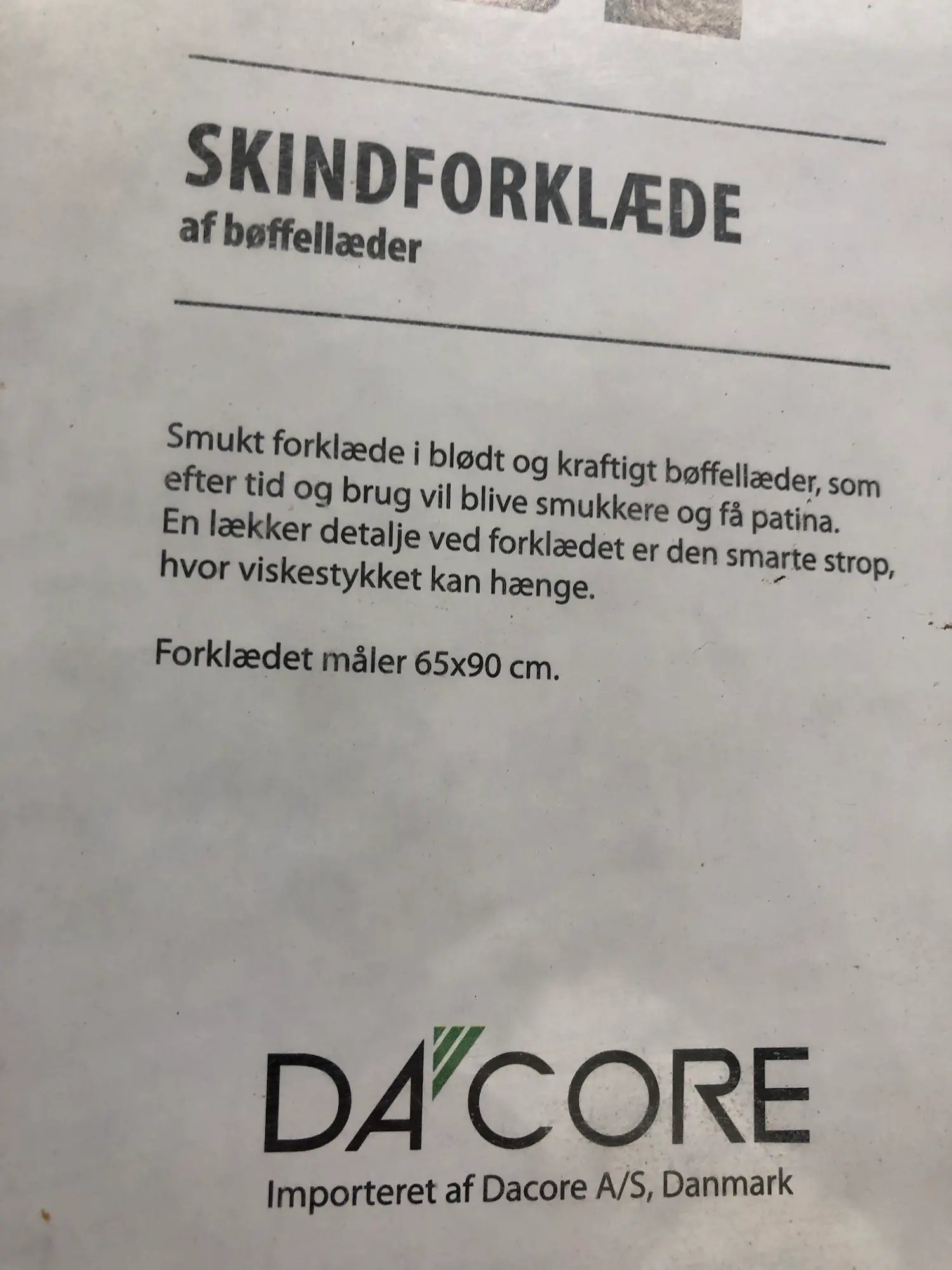 Dacore andet til køkkenet