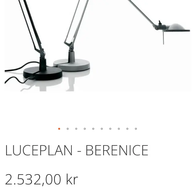 Luceplan bordlampe