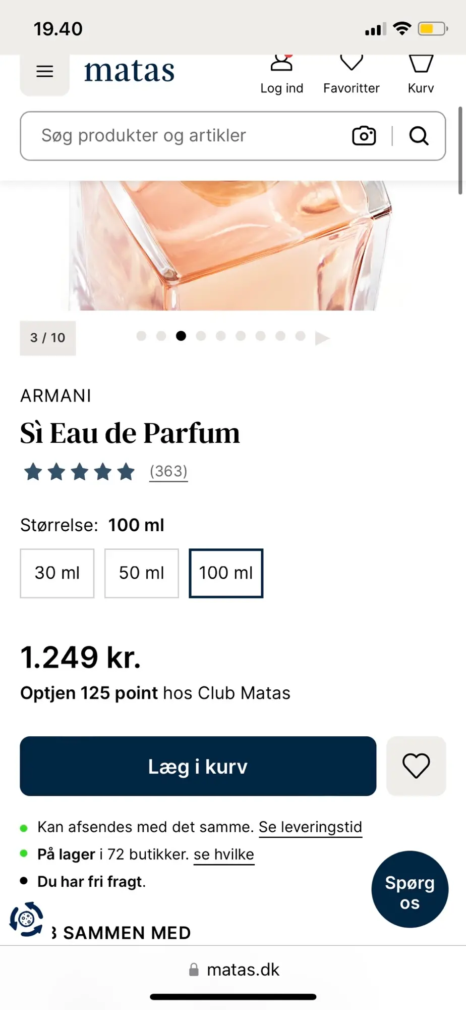 Giorgio Armani eau de parfum