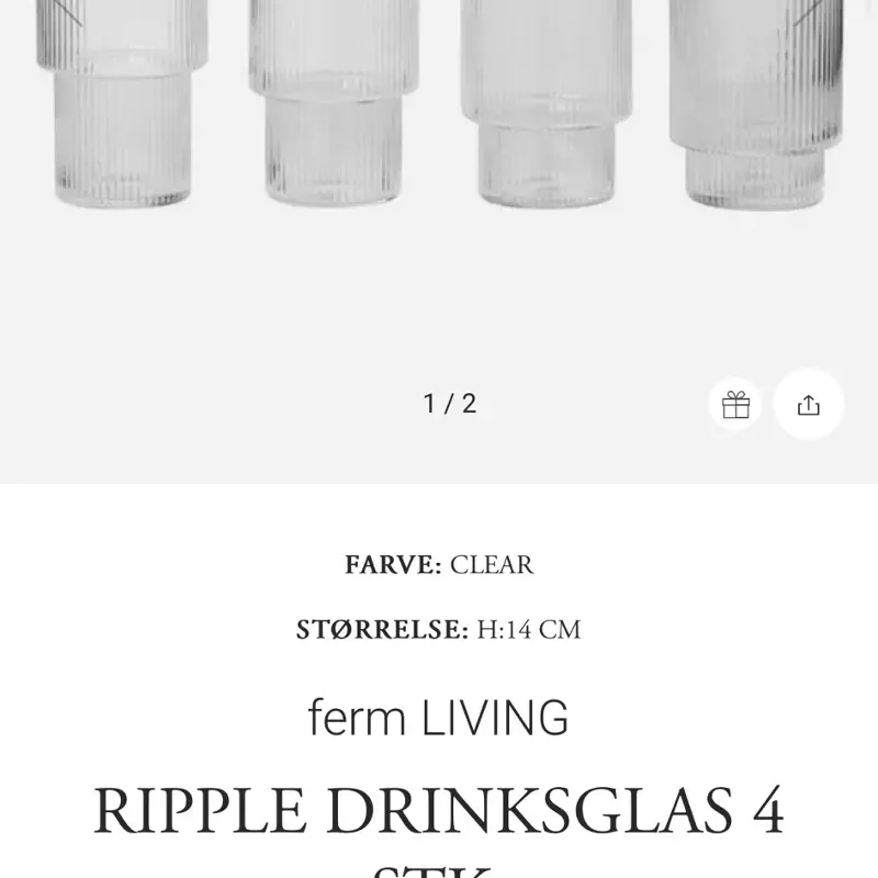 Ferm Living glas
