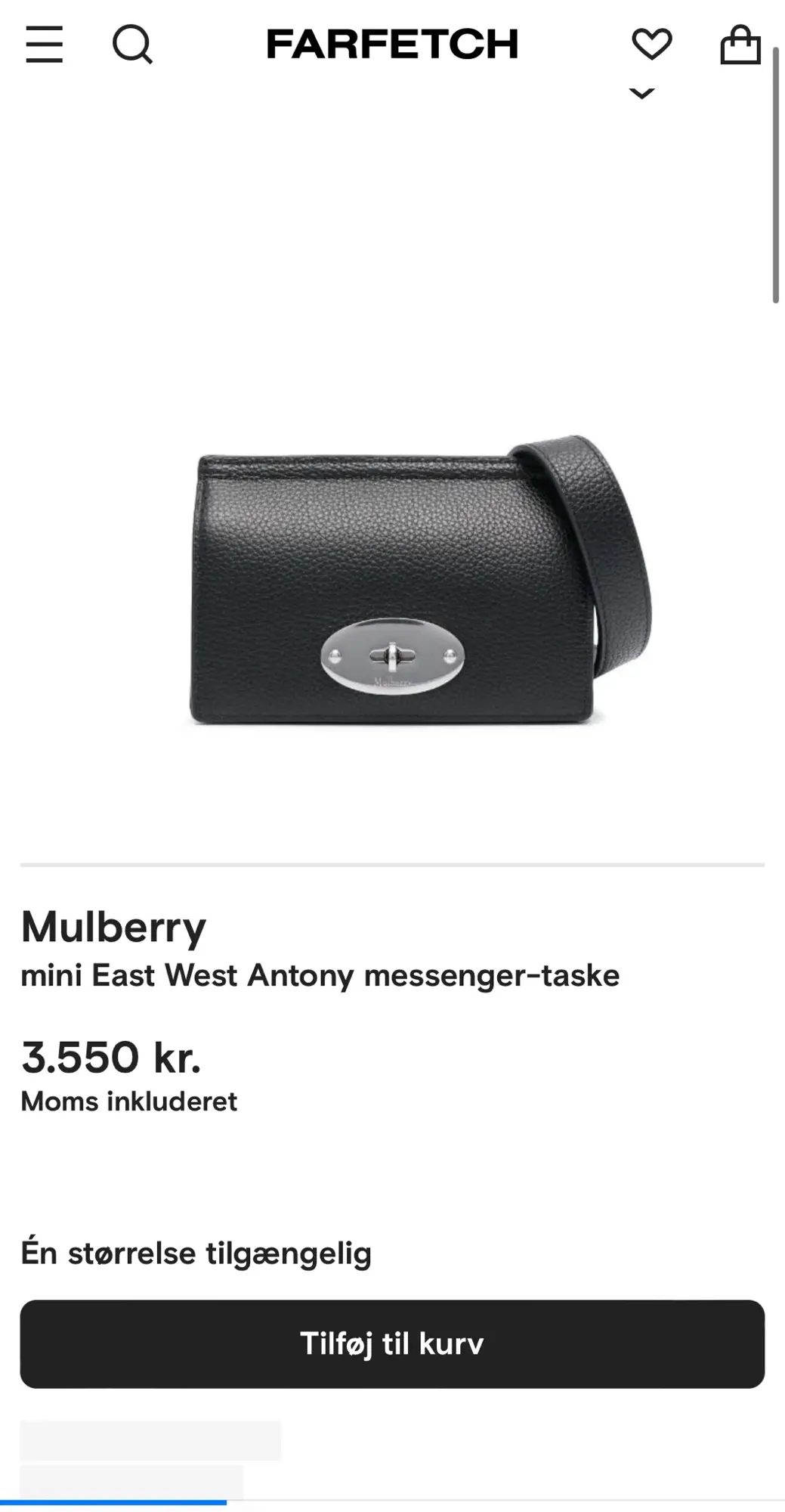 Mulberry crossbody-taske