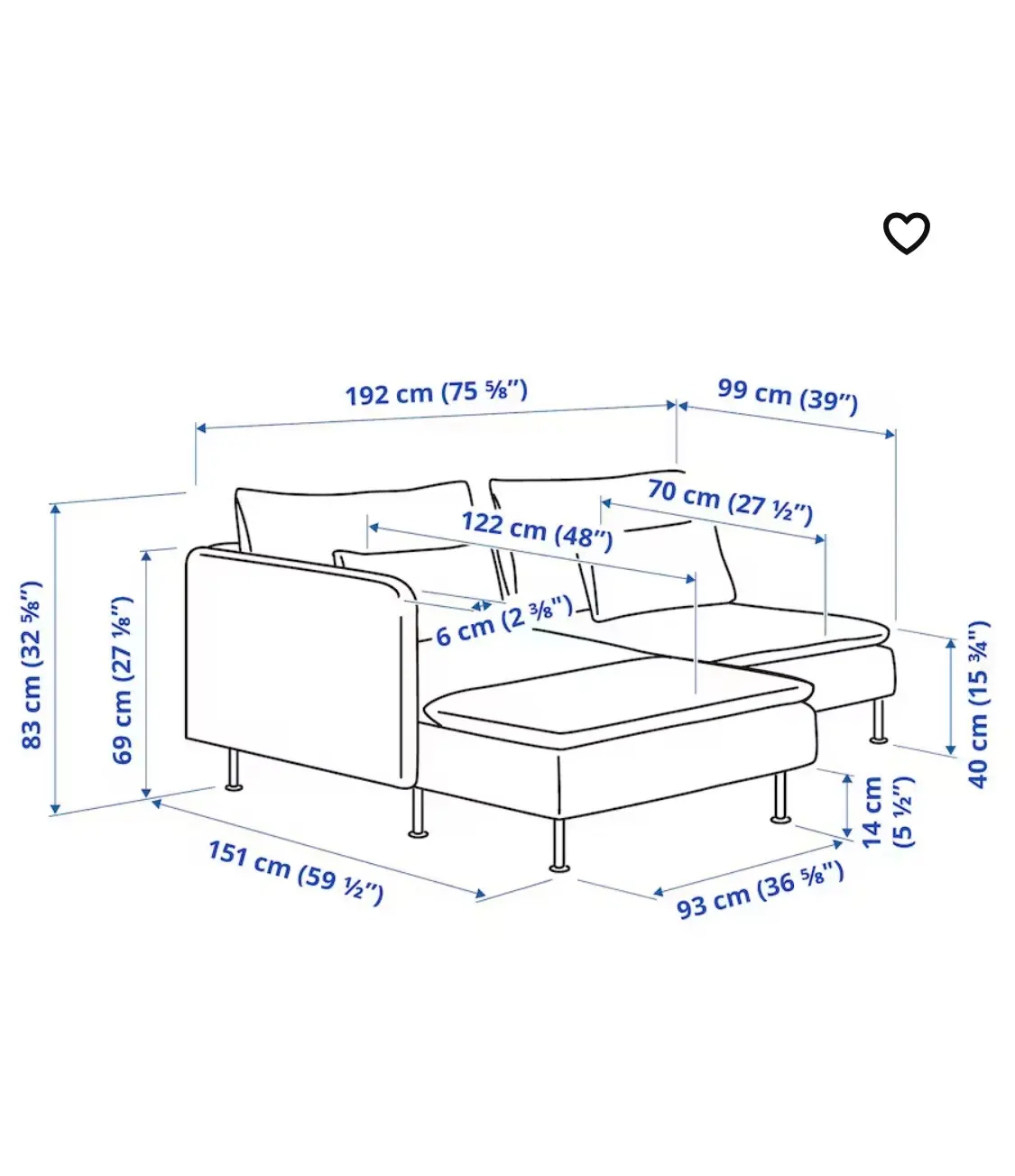 Ikea chaiselong