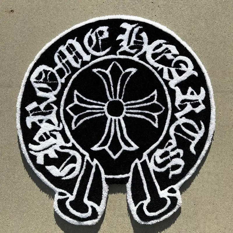 Chrome Hearts gulvtæppe