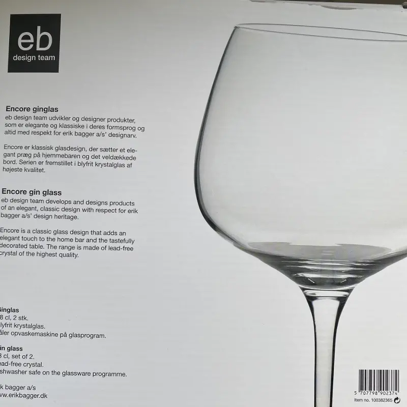 Erik Bagger glas