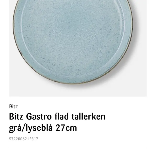 Bitz tallerken