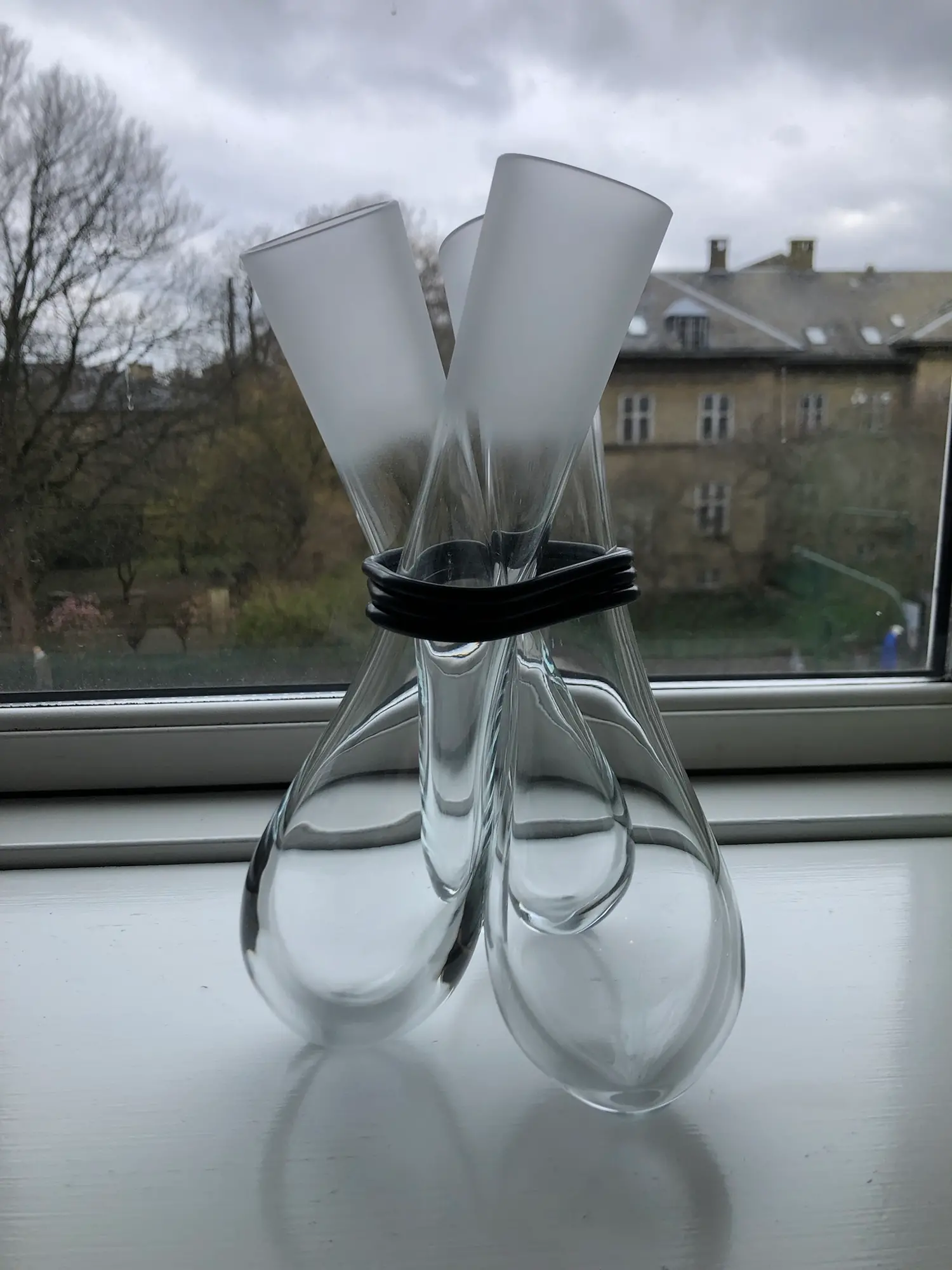 Baltic Sea Glass vase