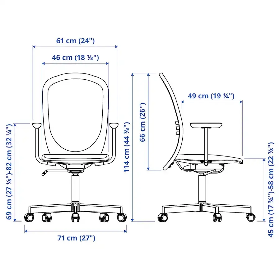 Ikea kontorstol