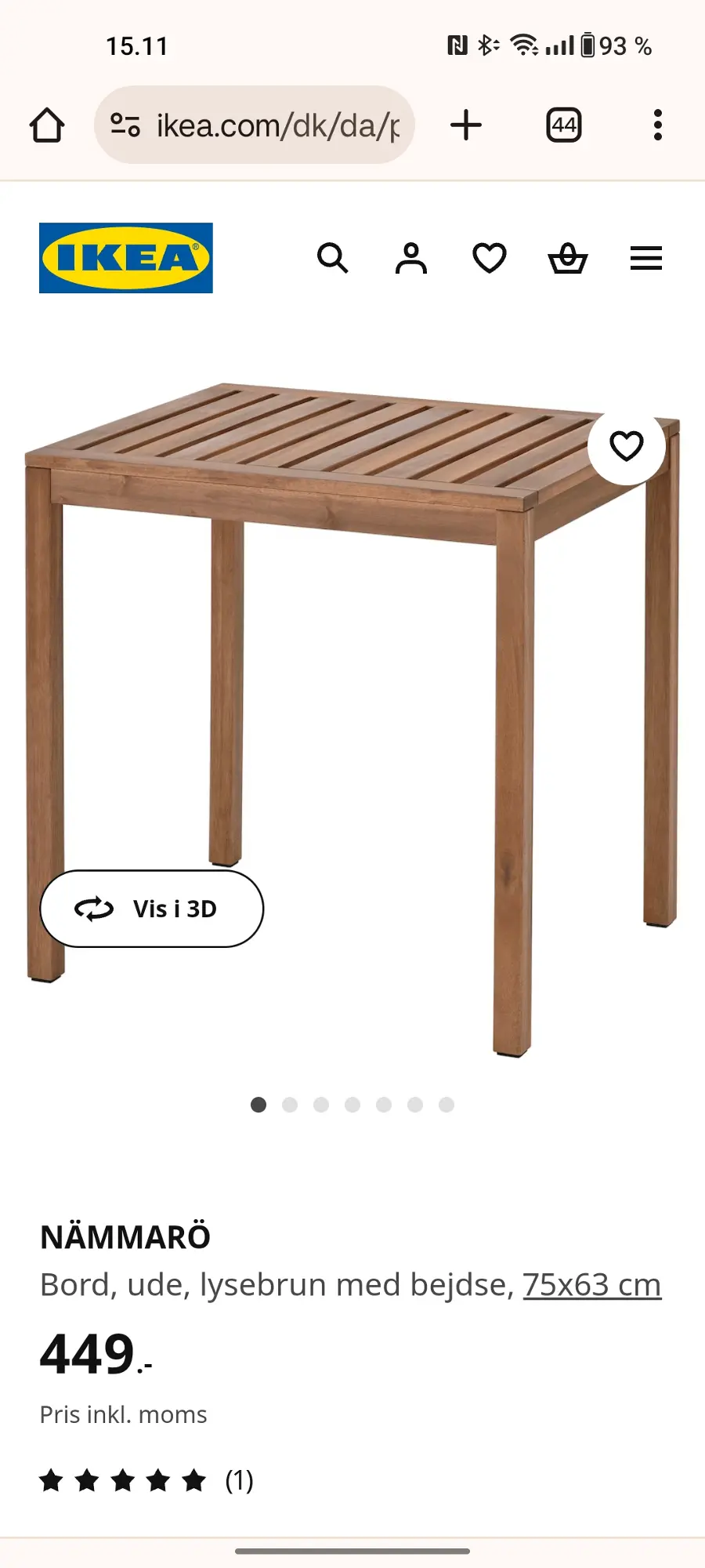 Ikea stol