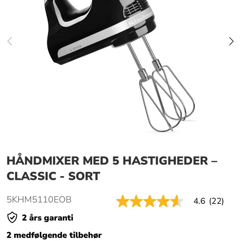 KitchenAid køkkenmaskine