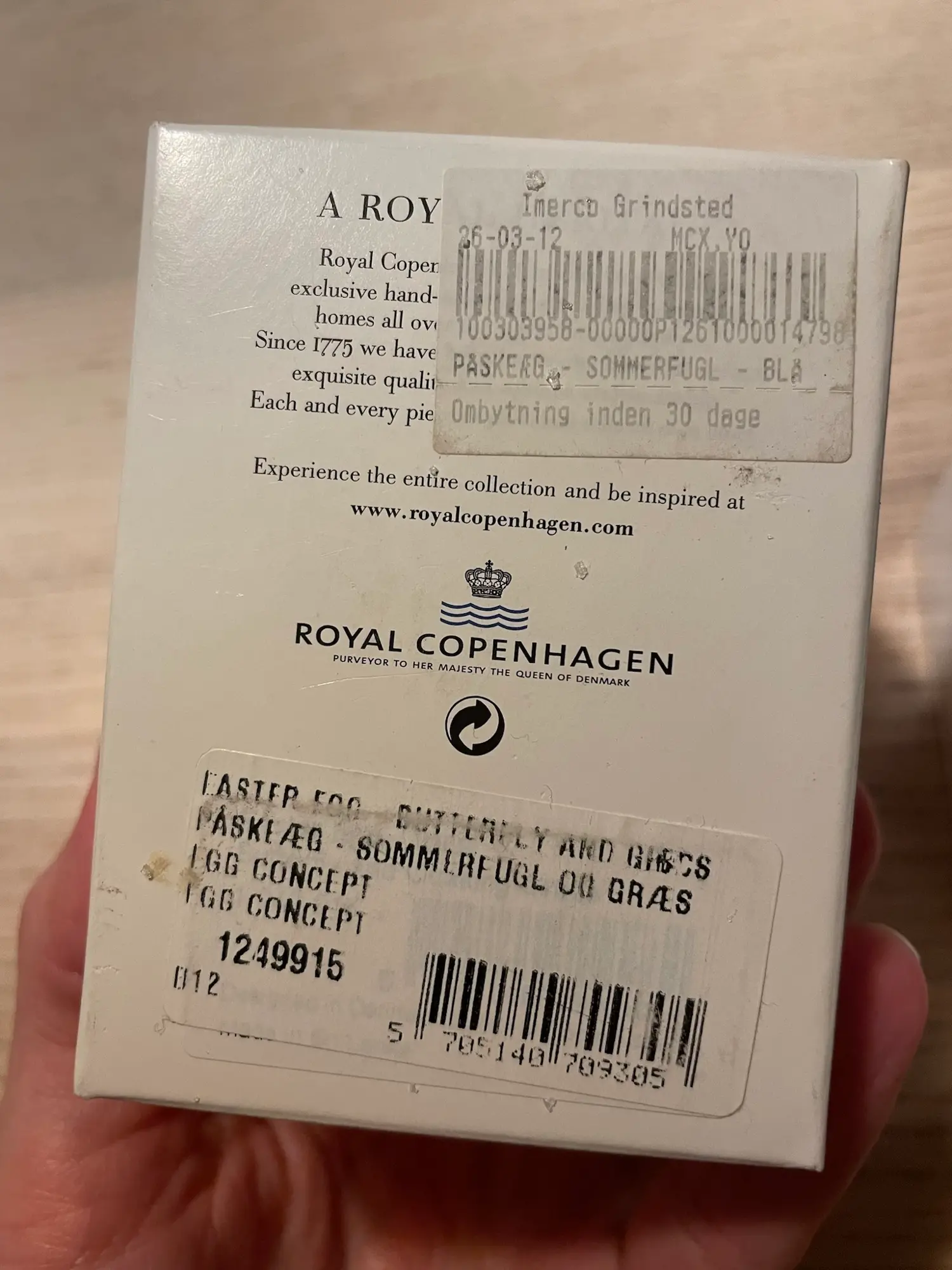 Royal Copenhagen pynt til højtider