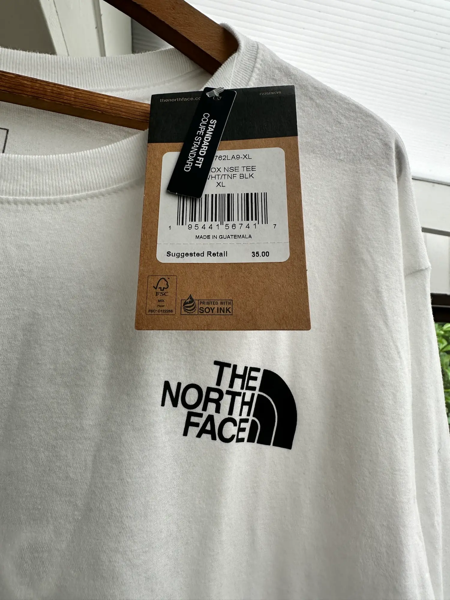 The North Face sweatshirt