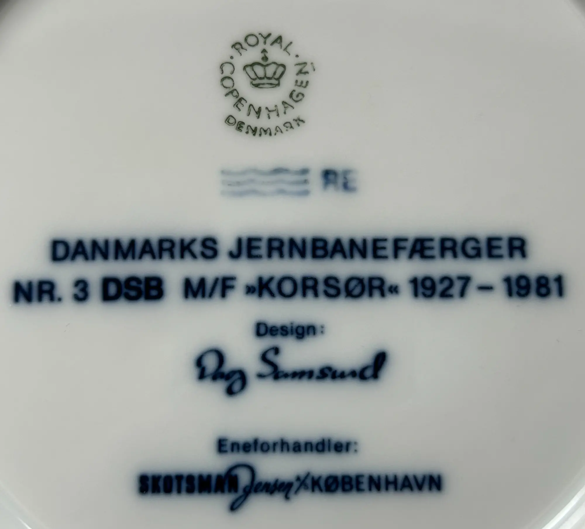 Royal Copenhagen porcelæn