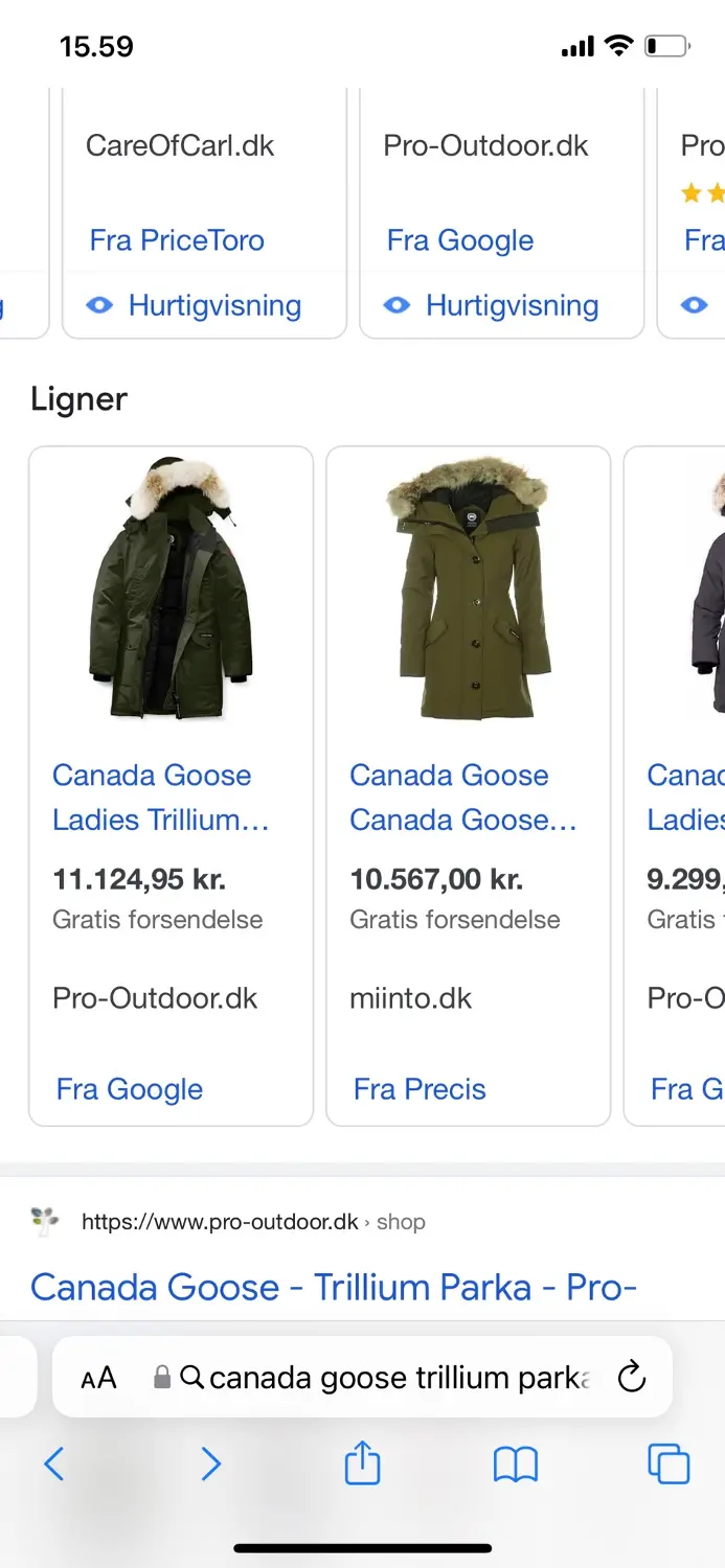 Canada Goose frakke