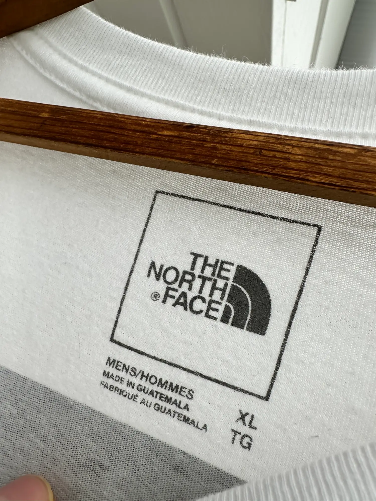 The North Face sweatshirt