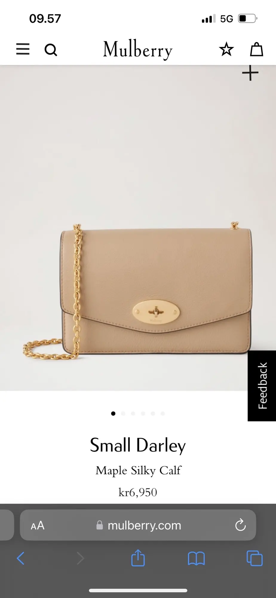 Mulberry crossbody-taske