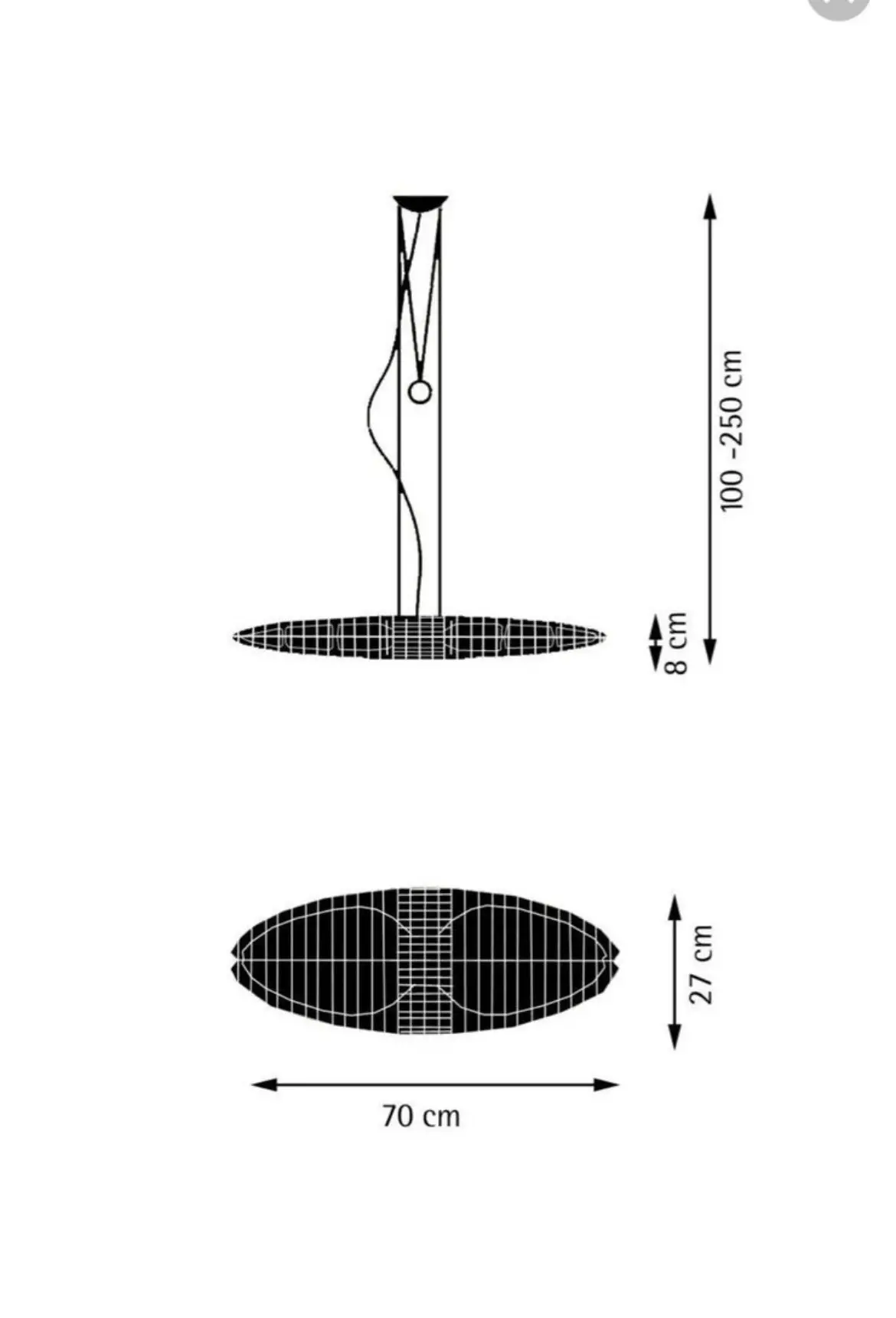 Luceplan loftslampe