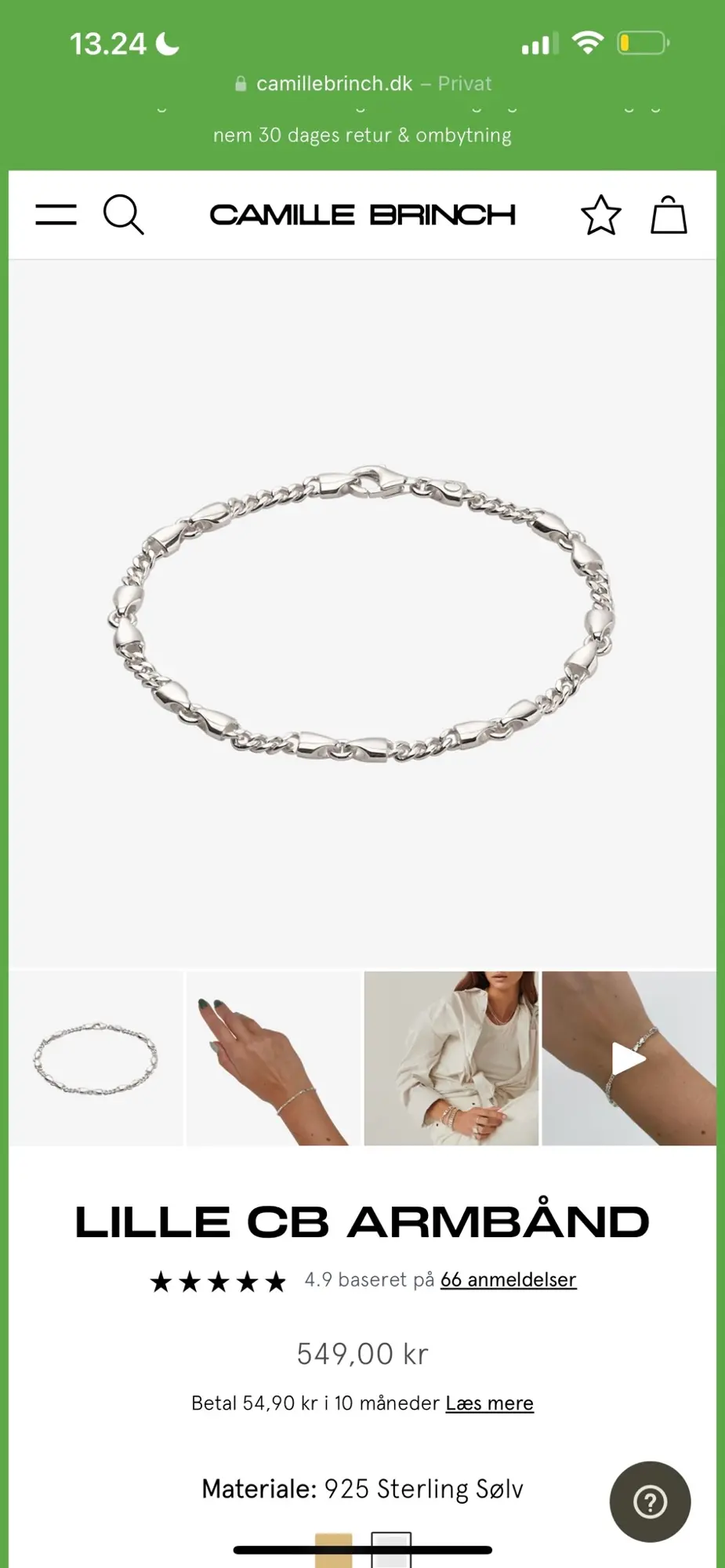 Camille Brinch Jewellery armbånd