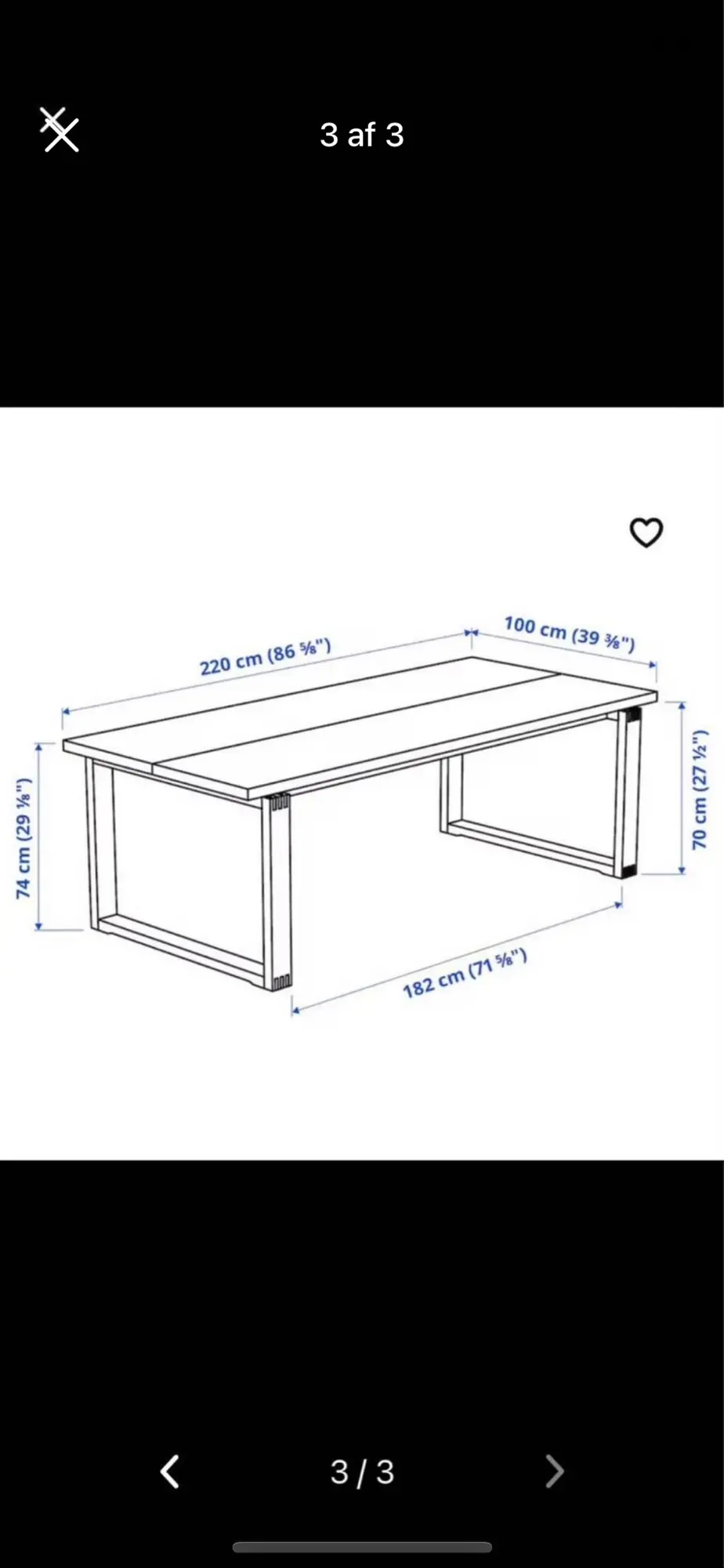 Ikea spisebord