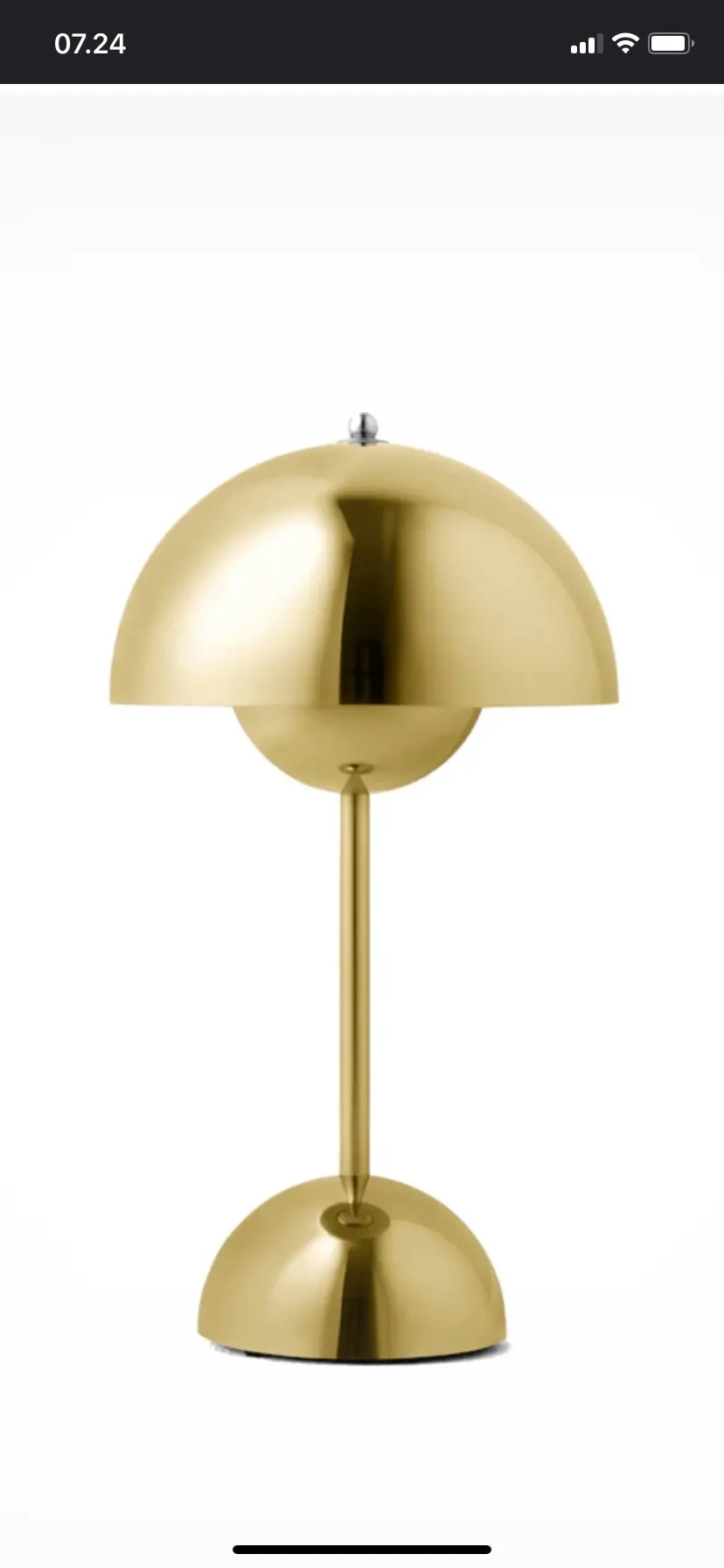 Verner Panton bordlampe