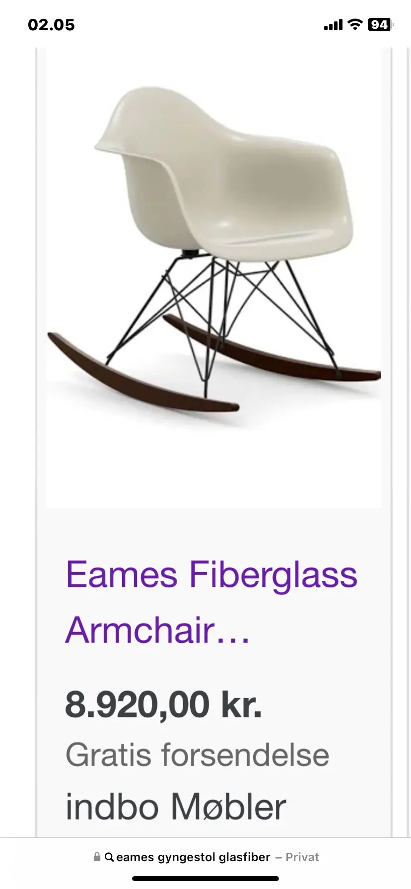 Charles Eames lænestol