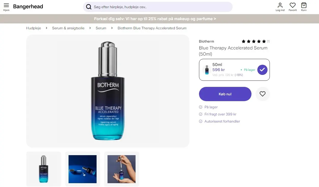 Biotherm ansigtspleje