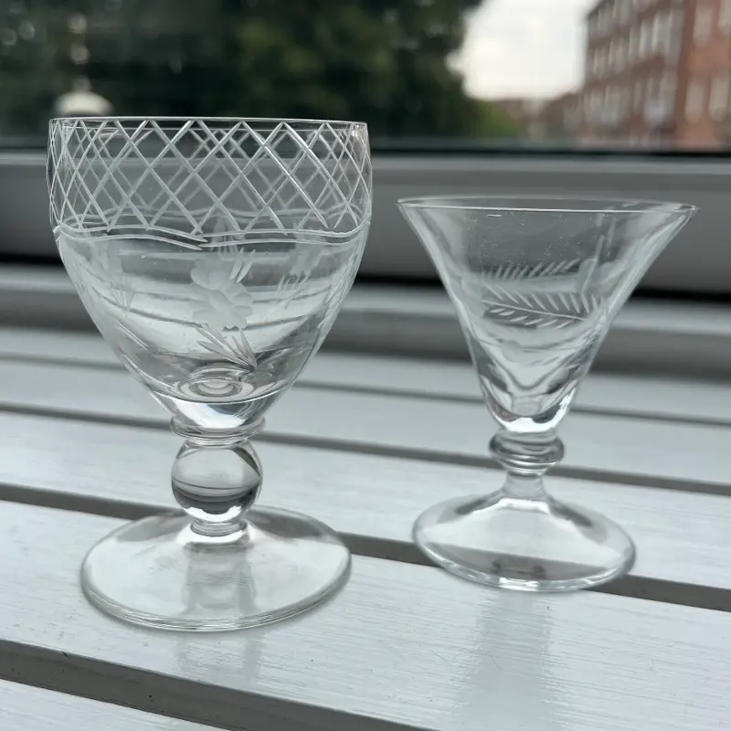 Vintage glas