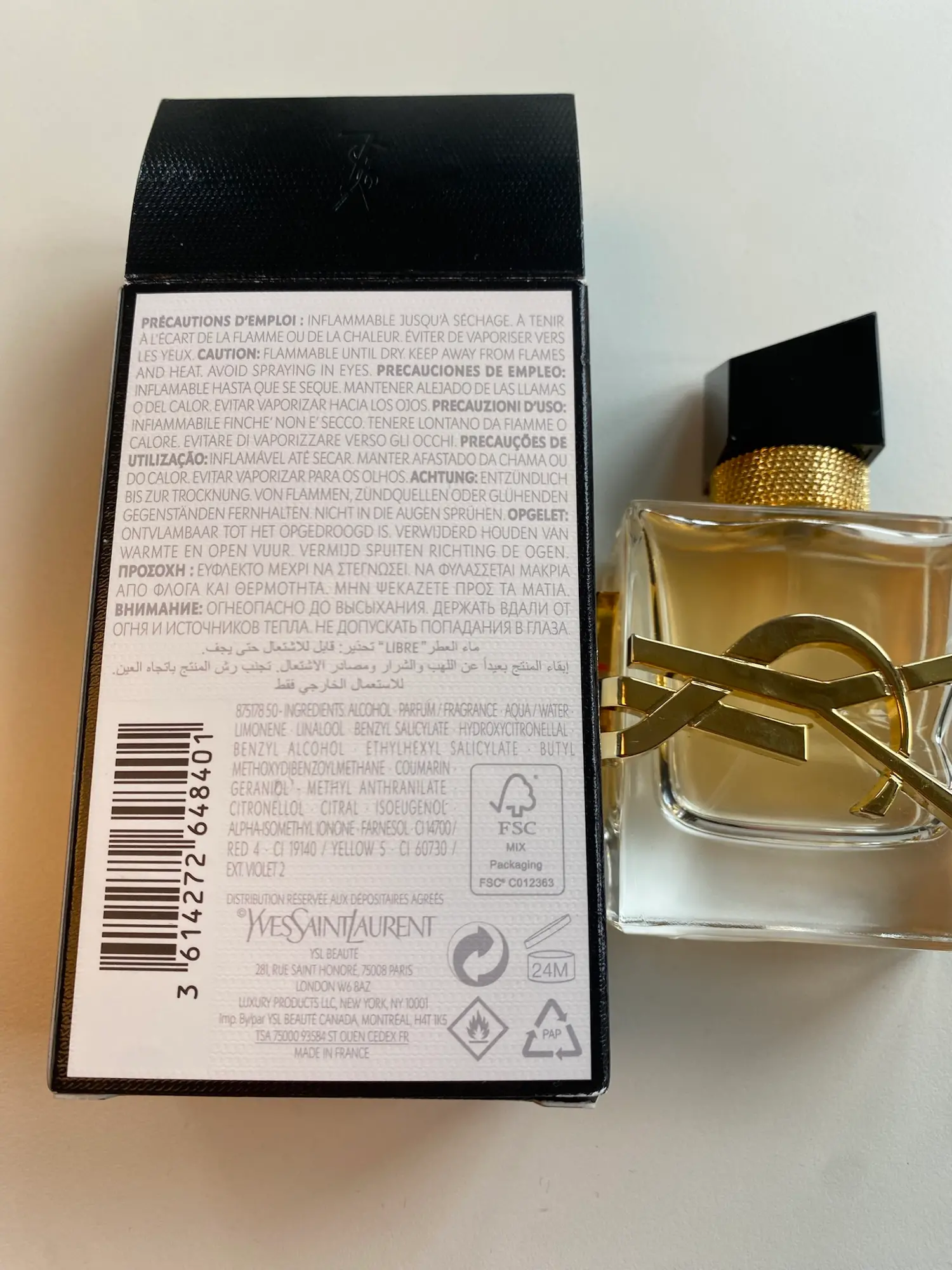 Yves Saint Laurent eau de parfum