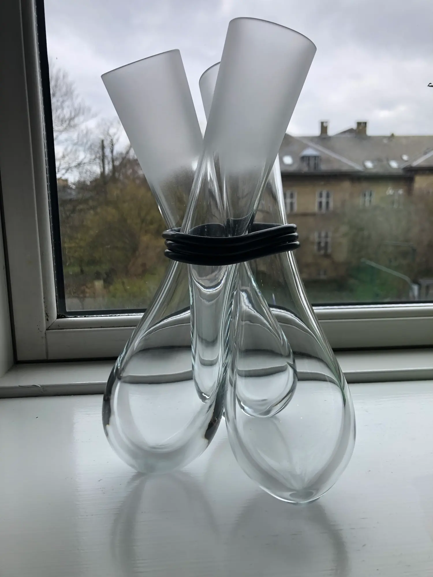 Baltic Sea Glass vase