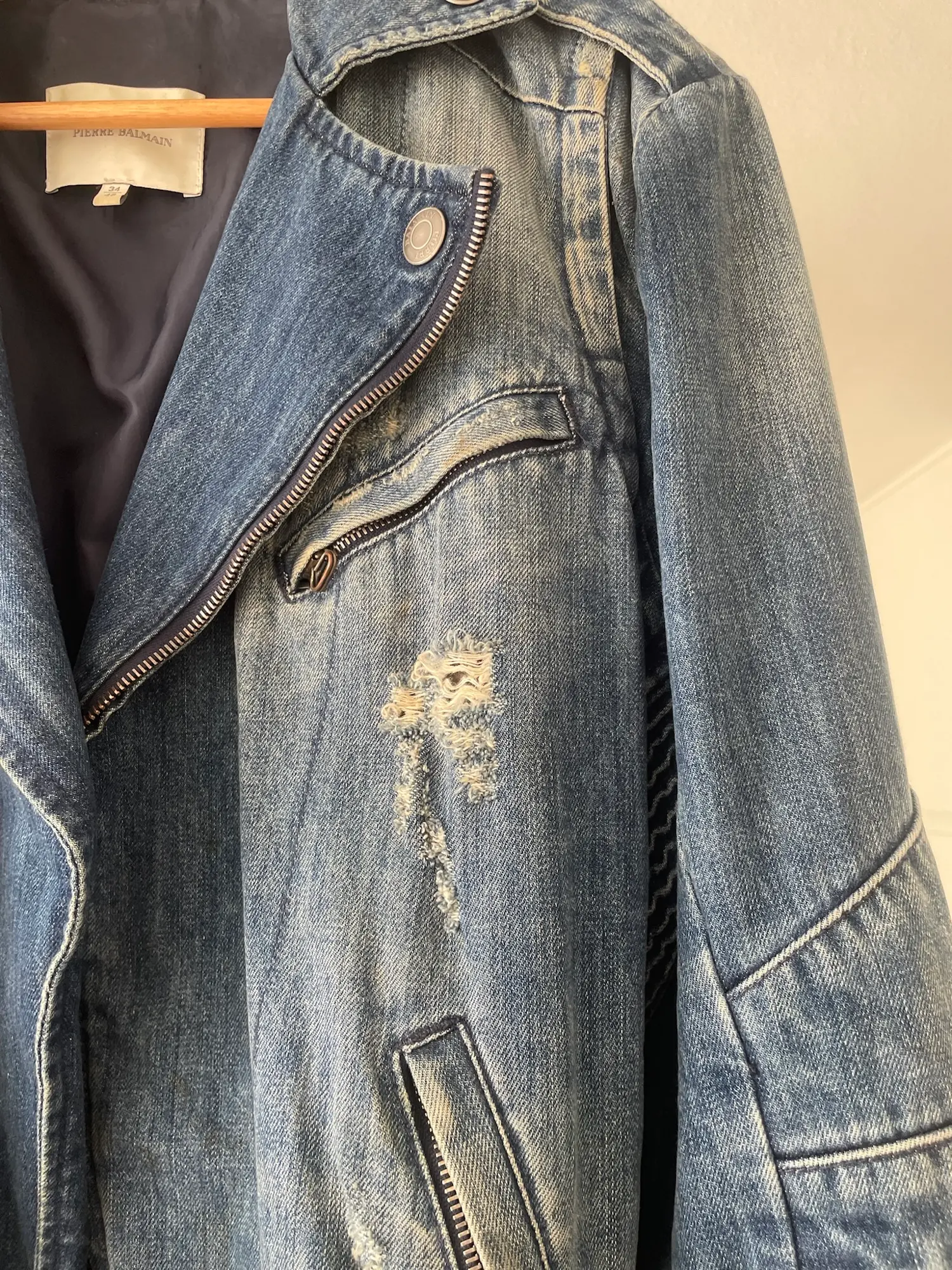 Pierre Balmain denimjakke