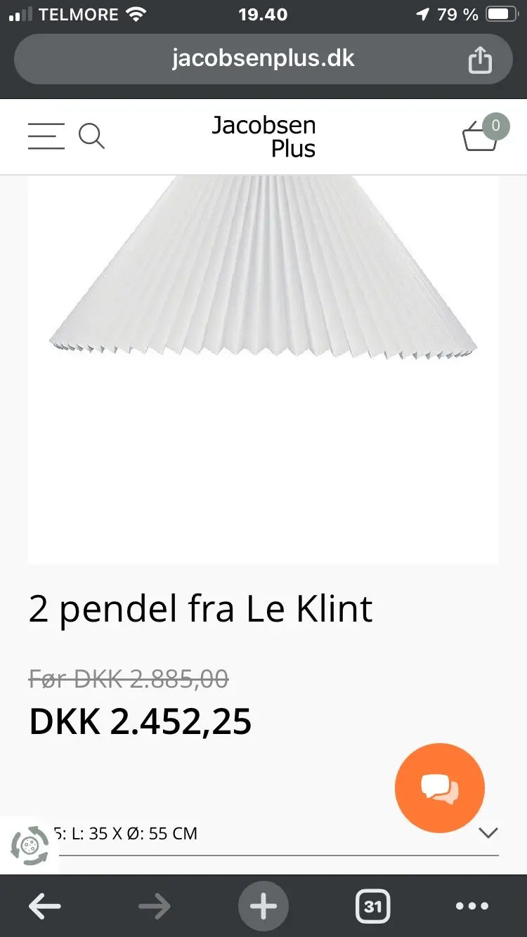 Le Klint loftslampe