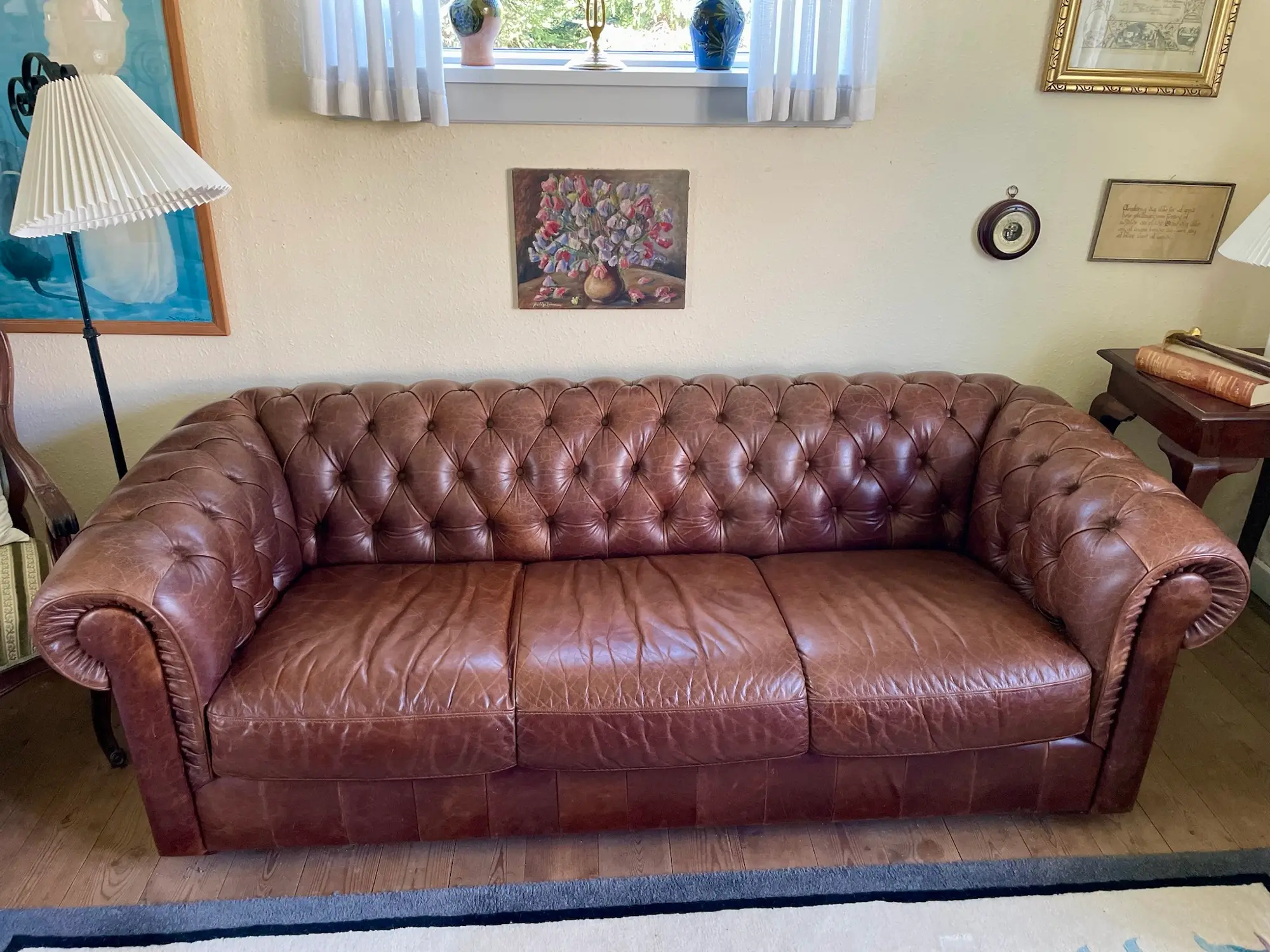 Chesterfield 3-personers sofa